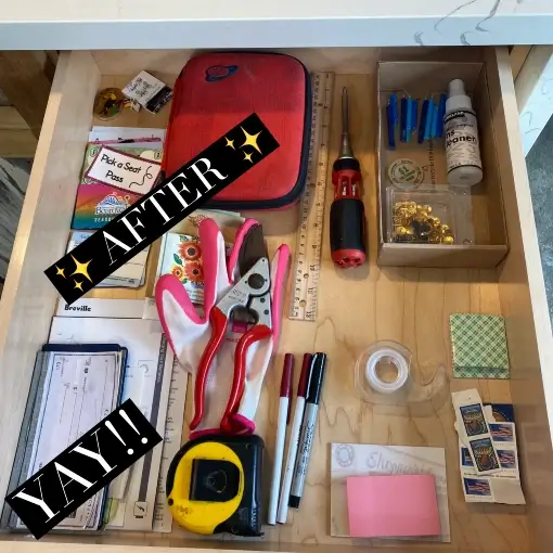 Organized Junk Drawer